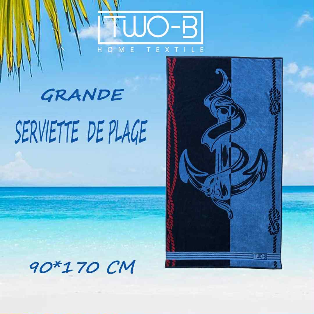 Serviette de plage 100% Cotton