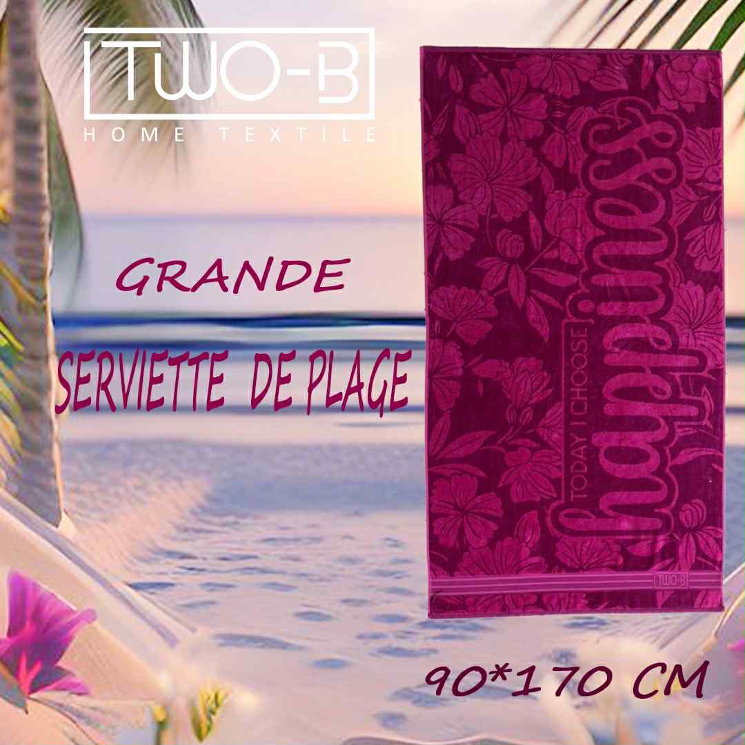 Serviette de plage 100% Cotton