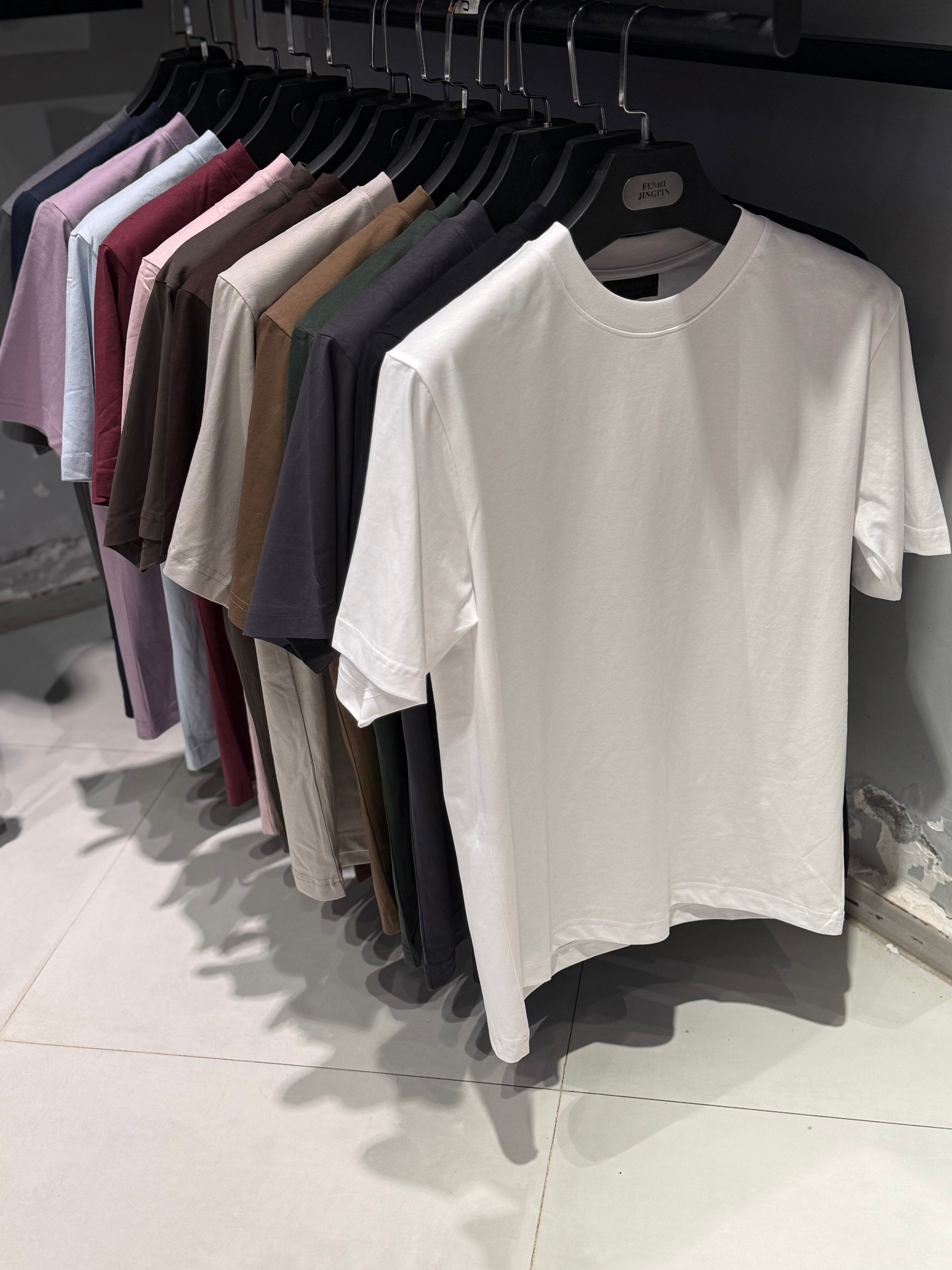 t-shirt demi oversize 🇮🇹 bruno en coton - 15 couleurs 🇮🇹