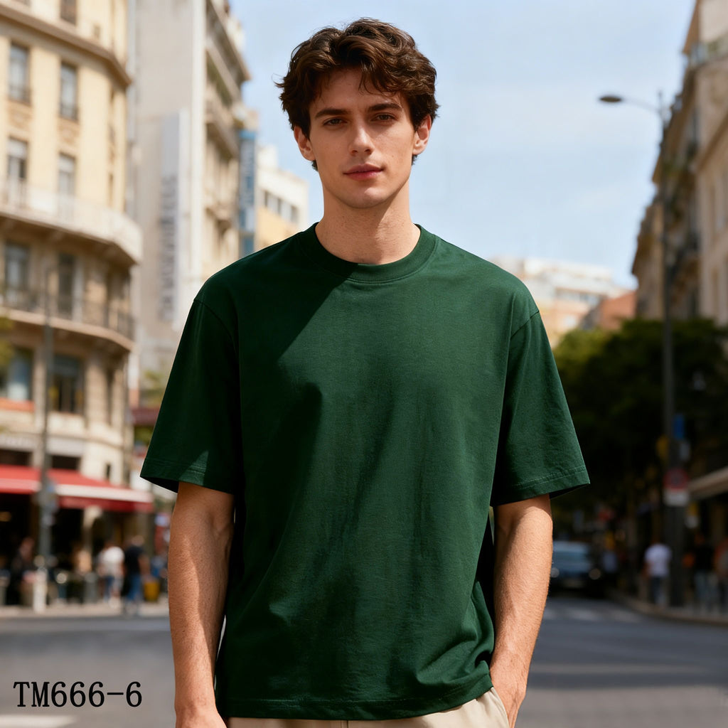 t-shirt demi oversize 🇮🇹 bruno en coton - 15 couleurs 🇮🇹