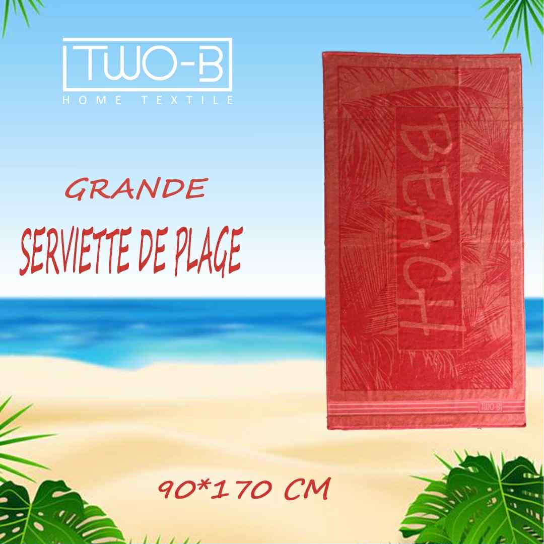 Serviette de plage 100% Cotton