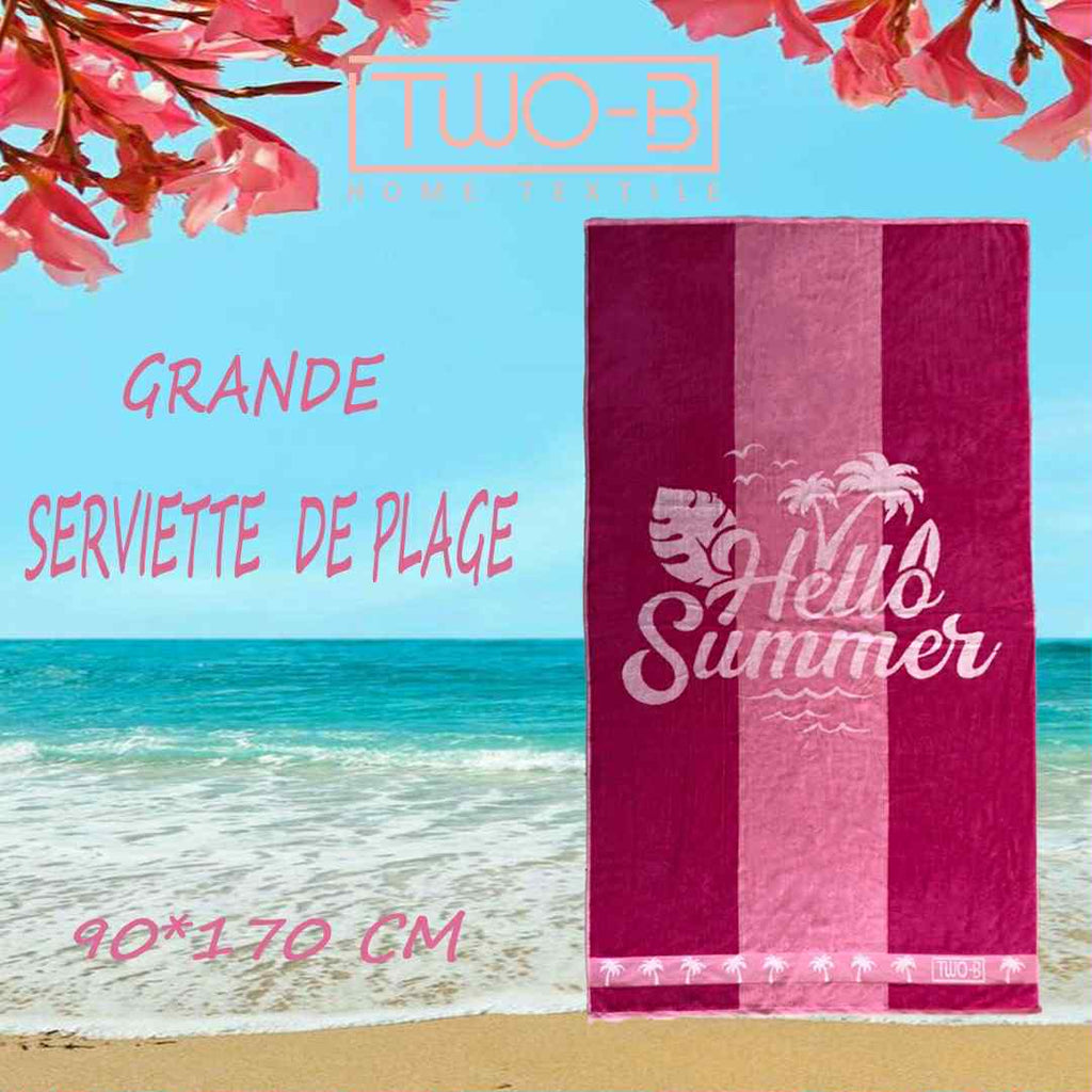 Serviette de plage 100% Cotton