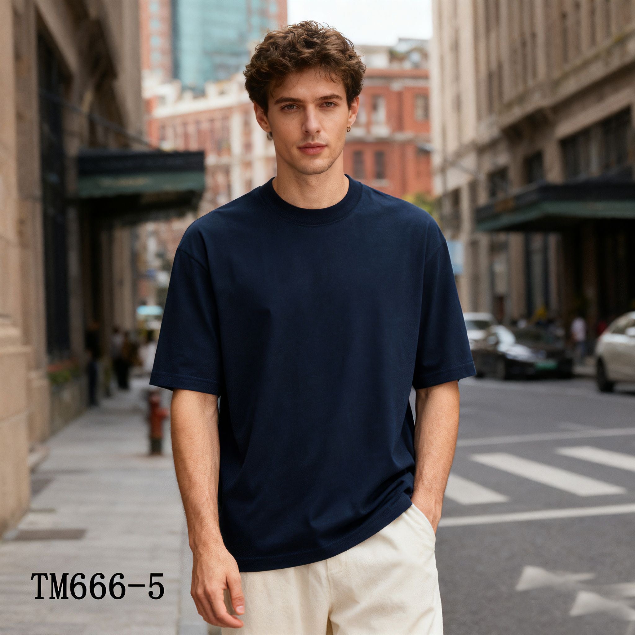 t-shirt demi oversize 🇮🇹 bruno en coton - 15 couleurs 🇮🇹