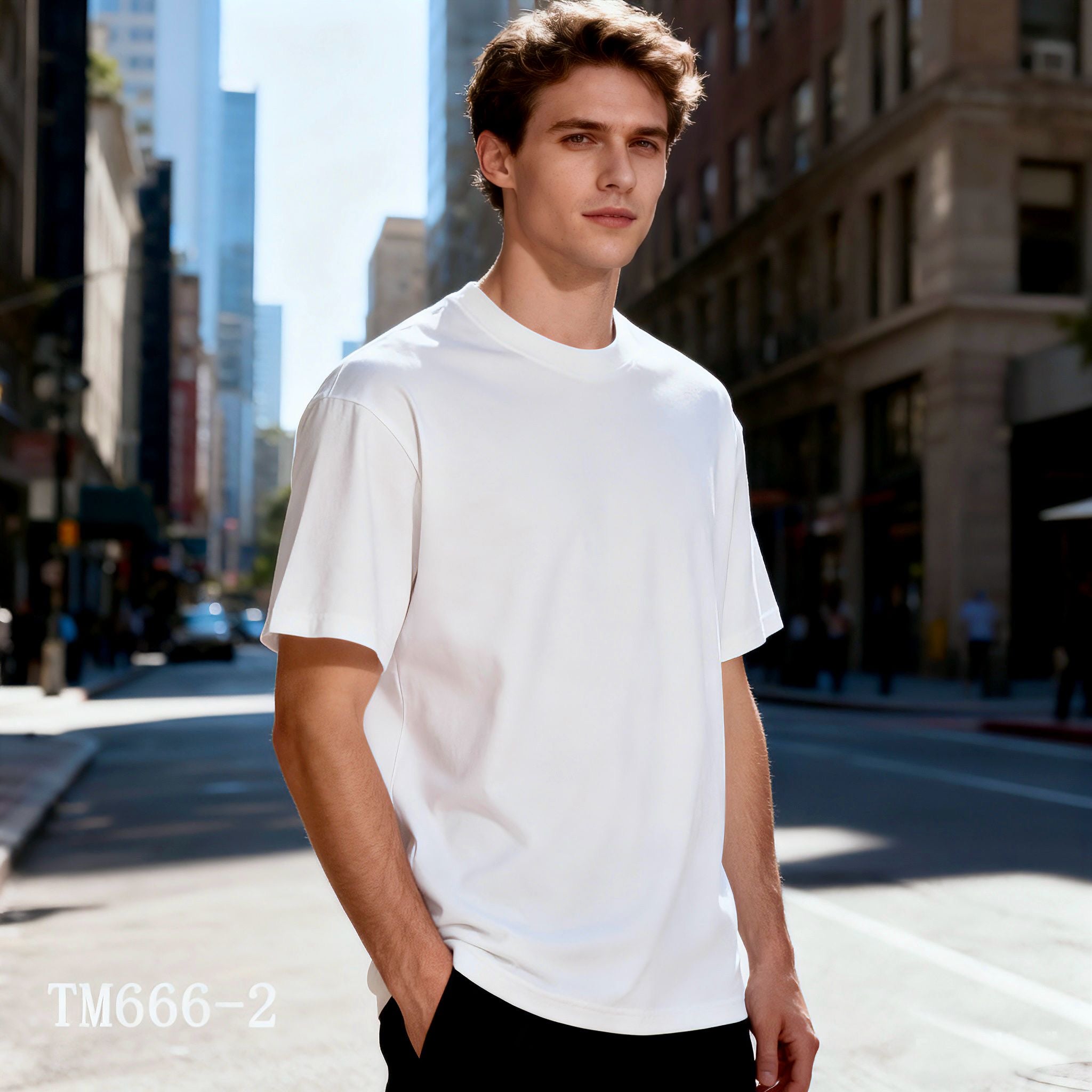 t-shirt demi oversize 🇮🇹 bruno en coton - 15 couleurs 🇮🇹