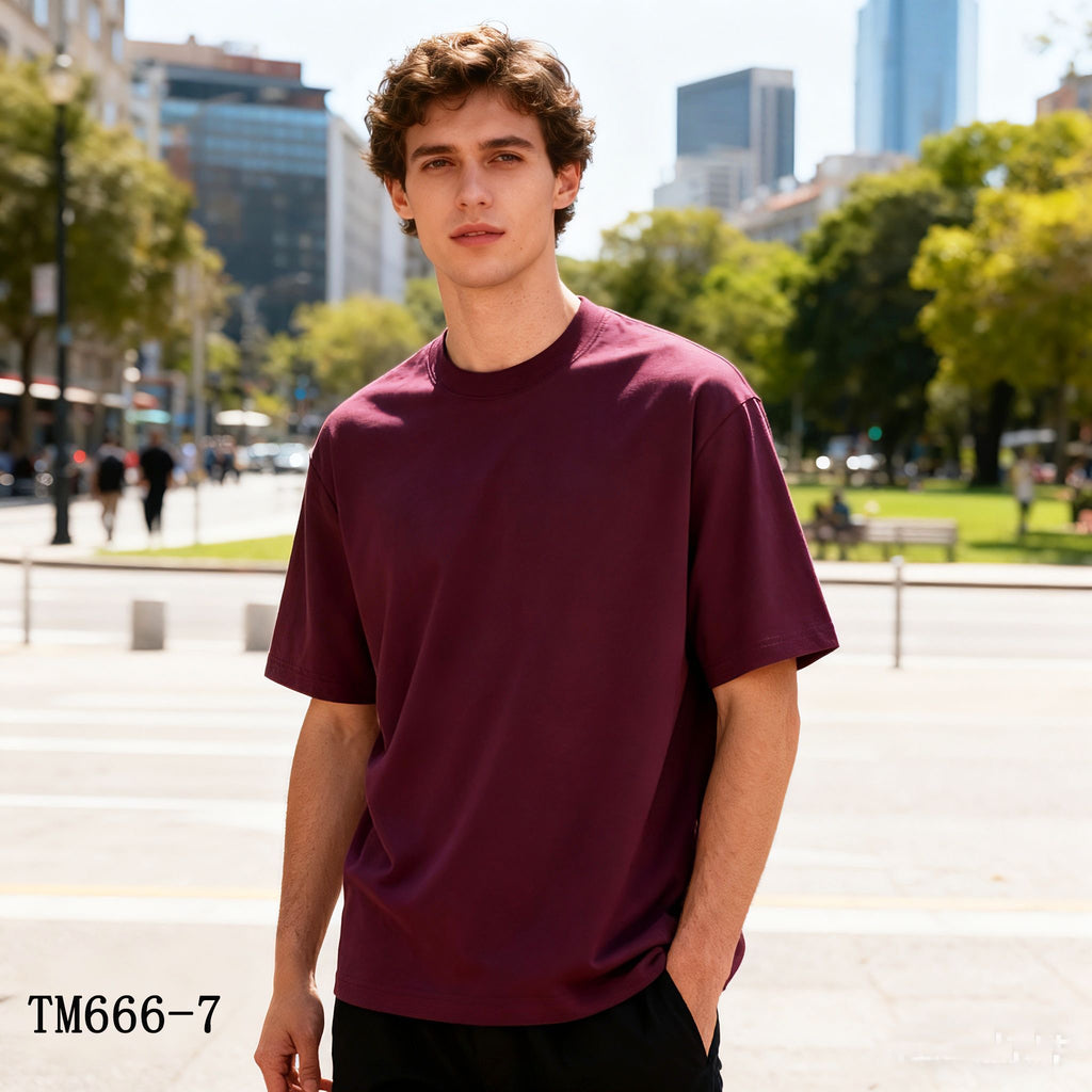 t-shirt demi oversize 🇮🇹 bruno en coton - 15 couleurs 🇮🇹