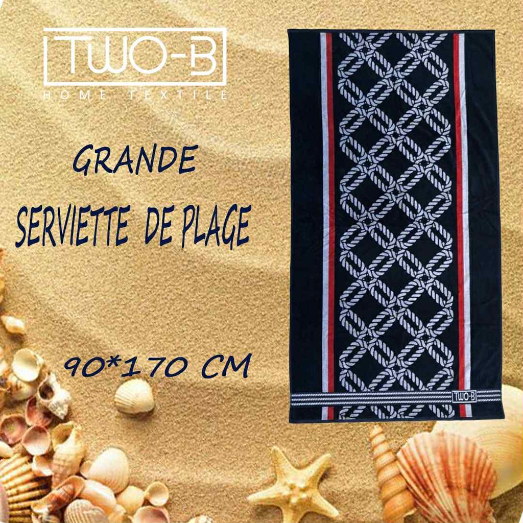 Serviette de plage 100% Cotton